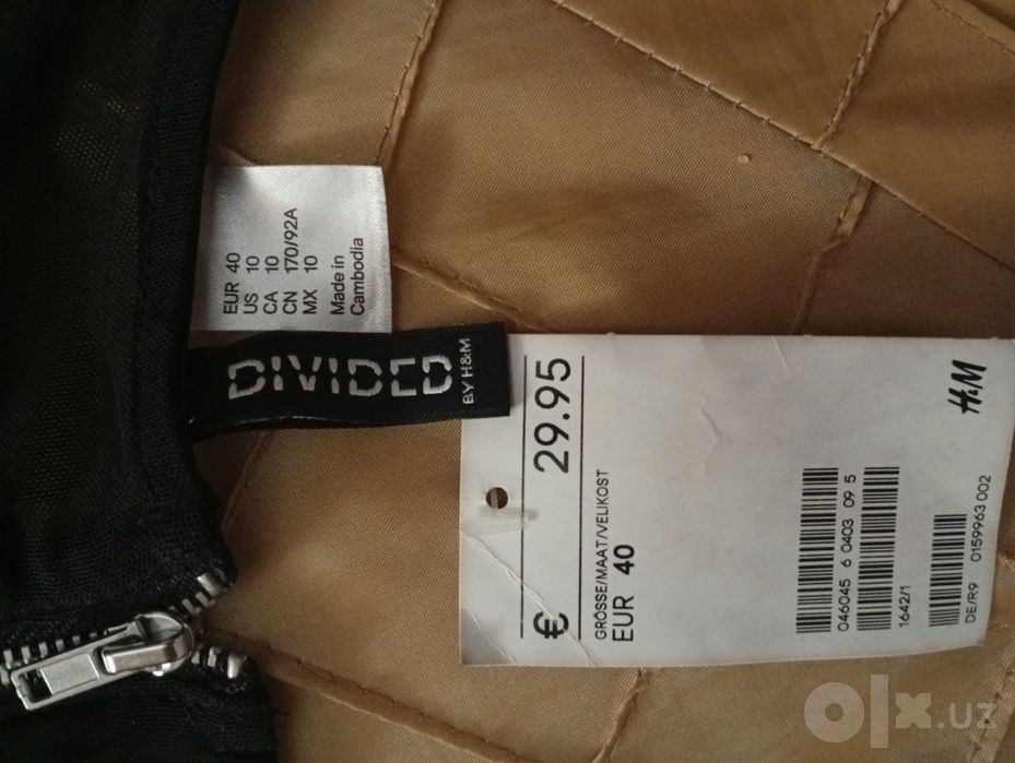 Чёрное платье H&M, L