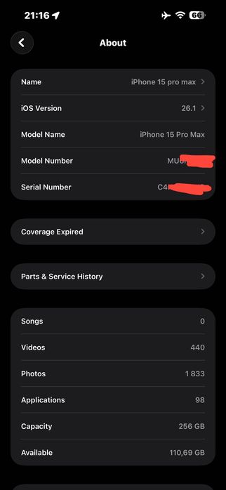15 Pro Max 256 Gb ideal