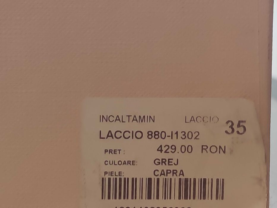 Pantofi dama noi piele bej nr. 36