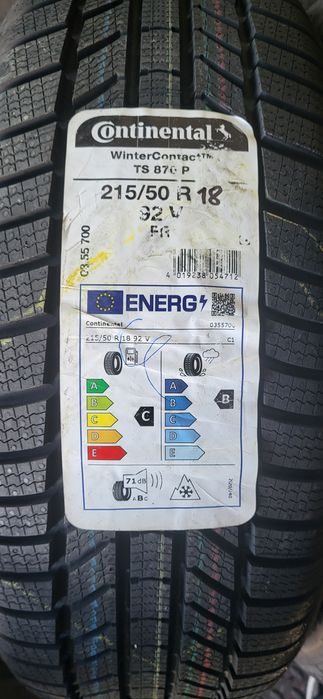 2 anvelope 215 50 18 continental winter ts 870p