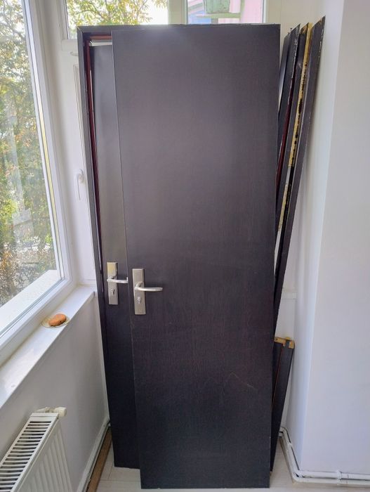 Pachet 3 uși de interior second-hand (61.5 cm și 71.5 cm) – Complete, cu toc