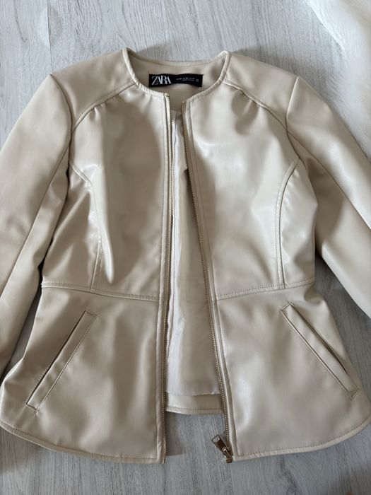 Vand geaca piele Zara Xs
