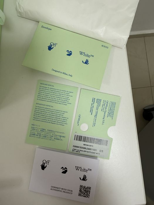 Off white дамска чанта