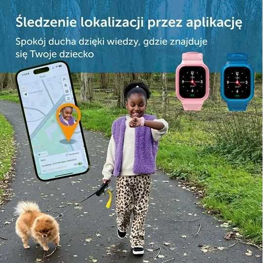 Детски смарт часовник Zazu Fun, син