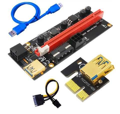 LeHang PCIE Riser карта 1X към16X, PCI-E Riser 009S