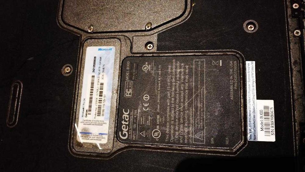 Laptop militar Getac uz auto diagnoza, agricultura, industrie, Intel