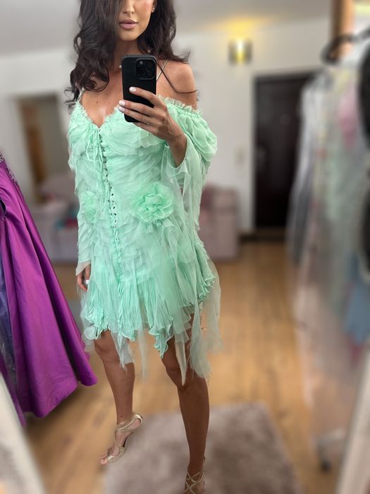 Rochie de inchiriat Norina St culoare verde
