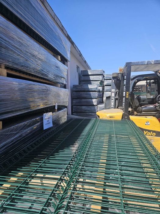 PLasa/ panou bordurat /TEAVA/ STALP 3.5-4.9MM/Zincat /Verde/Gri