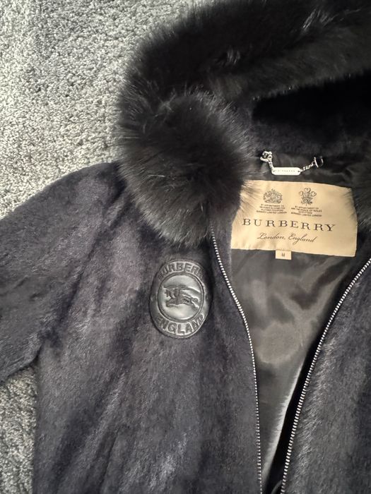 Яке с естествен косъм на Burberry