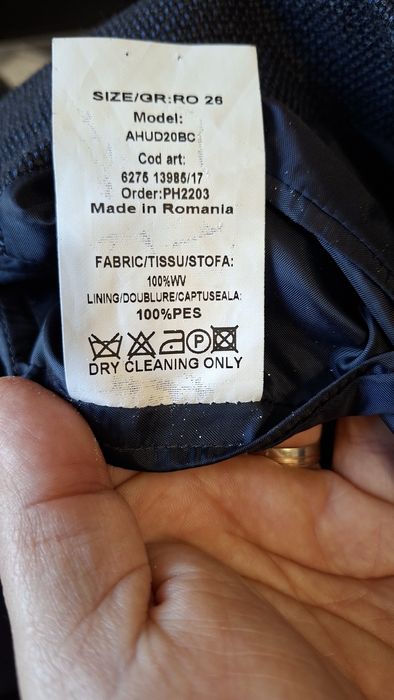 Sacou casual bleumarin NOU (folosit odata)