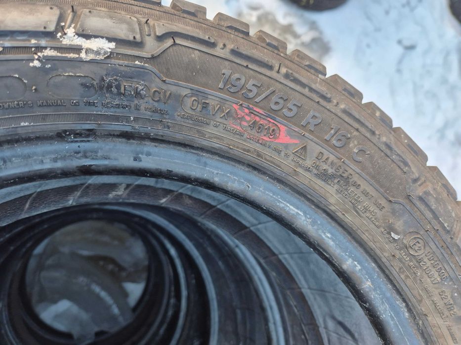 1 Anvelope VARA IARNA - 195/65/16C - Michelin - Stare BUNA DOT 2019