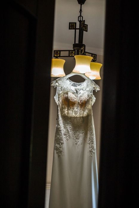 Rochie de mireasa, A-line, marime S