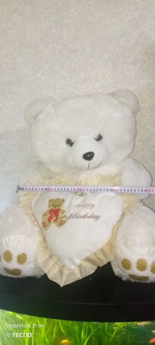 Мягкая игрушка - медведь и заяц!