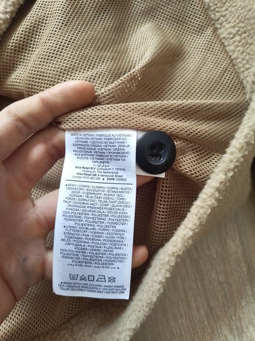 NOUA Geaca jacheta din fleece Nike originala maro mărimea M de bărbați