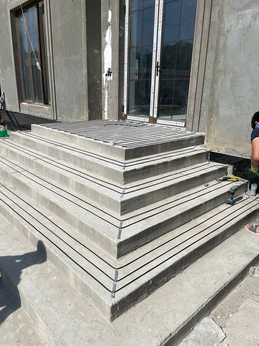 Те́плый пол установка кламиз