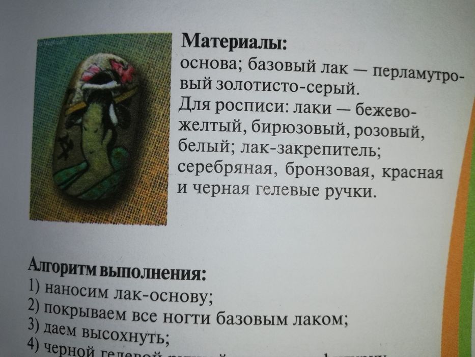 Книга "Искусство росписи ногтей".
