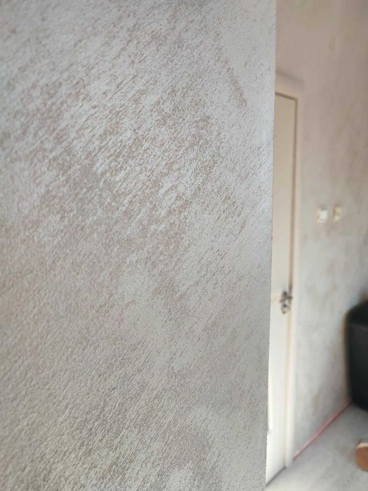 Пясъчна мазилка и боядисване