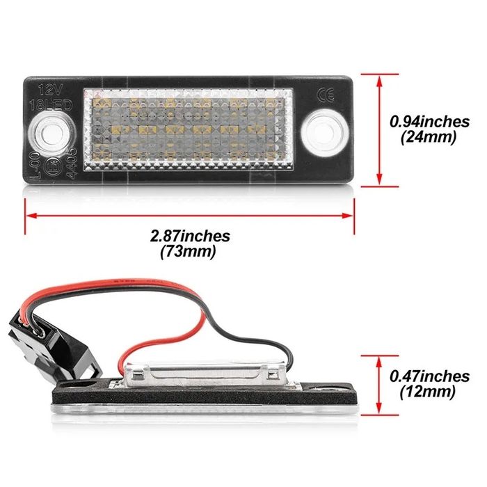 Becuri lampi led numar Vw Sharan Seat Alhambra Ford Galaxy Octavia
