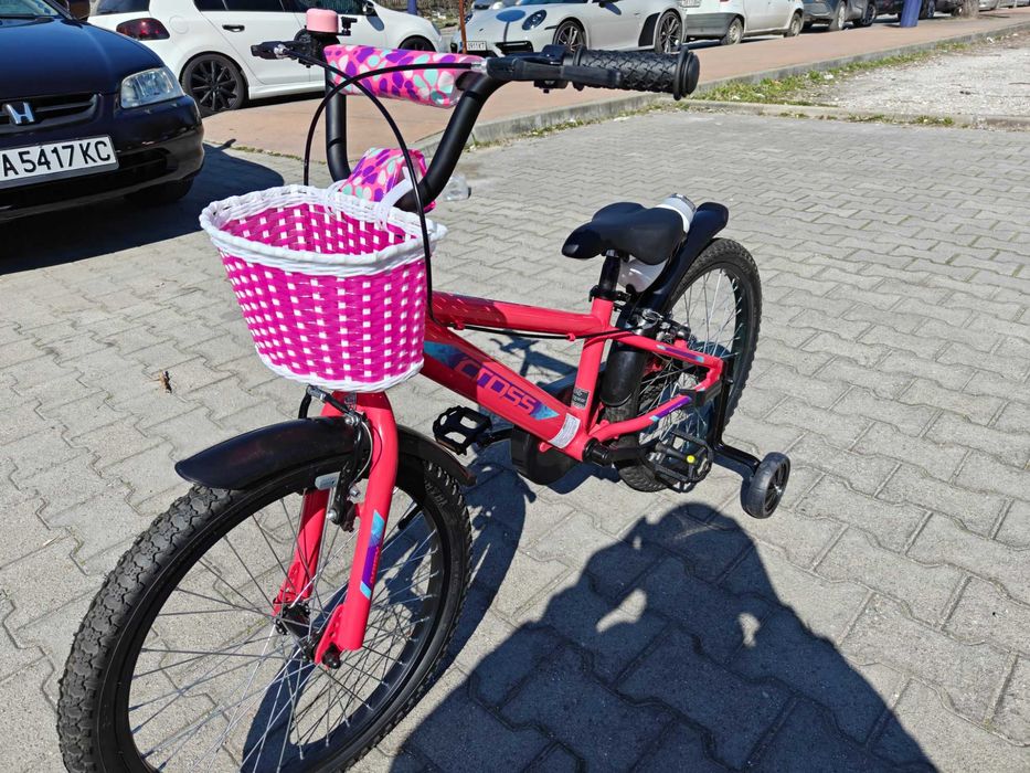 CROSS Алуминиев велосипед 20" DAISY розов