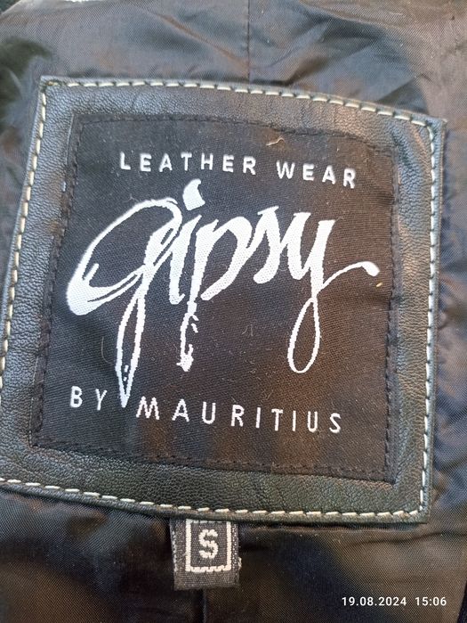 Женский кожаный плащ S 44-46р