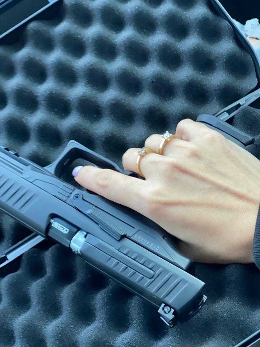 Pistol AIRSOFT Bile Cauciuc/VOPSEA/Creta Walther PPQ 26J NOU!