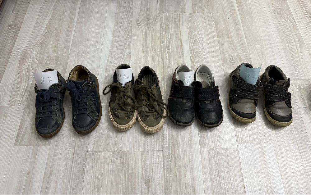 Детская кожаная бу обувь