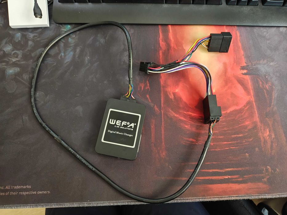 USB интерфейс CD чейнджър емулатор Wefa Subaru + кабел за мултиволан