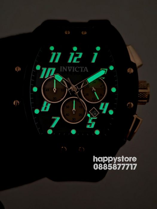INVICTA Ghost black/gold 47 mm, Инвикта нов ръчен часовник