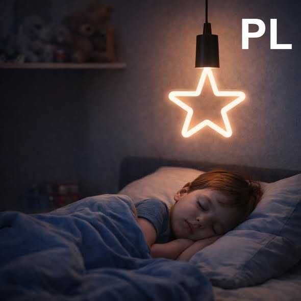 Неонова LED лампа звезда