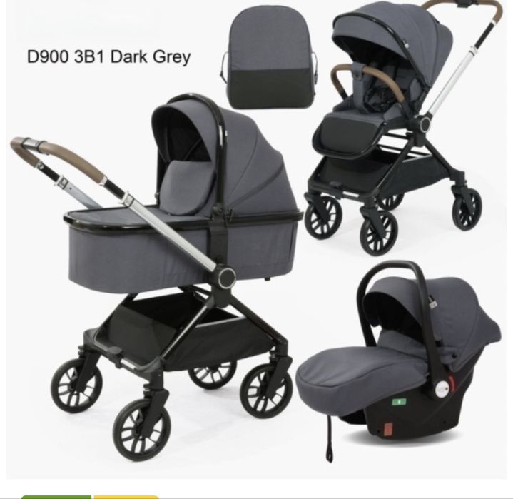 Коляска 3в1 Kadilo D900
