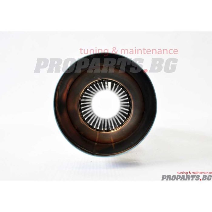 Универсален спортен ауспух гърне с обгорен накрайник