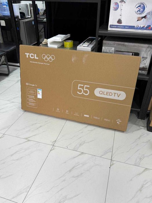 Телевизор TCL 55 QLED 4K Google TV гарантия, установка есть + доставка