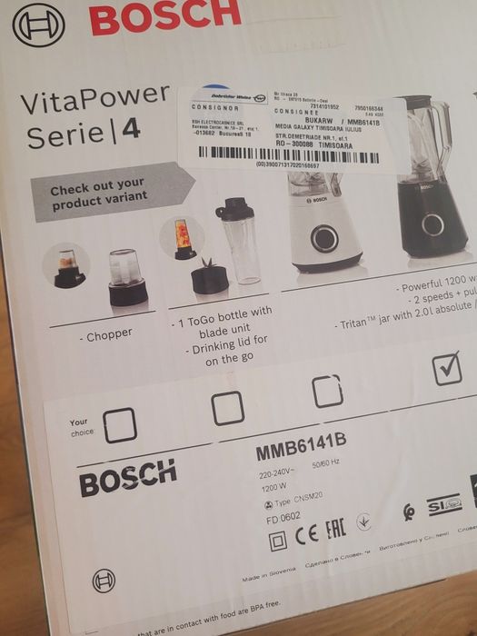 Blender BOSCH VitaPower Serie 4 MMB6141B