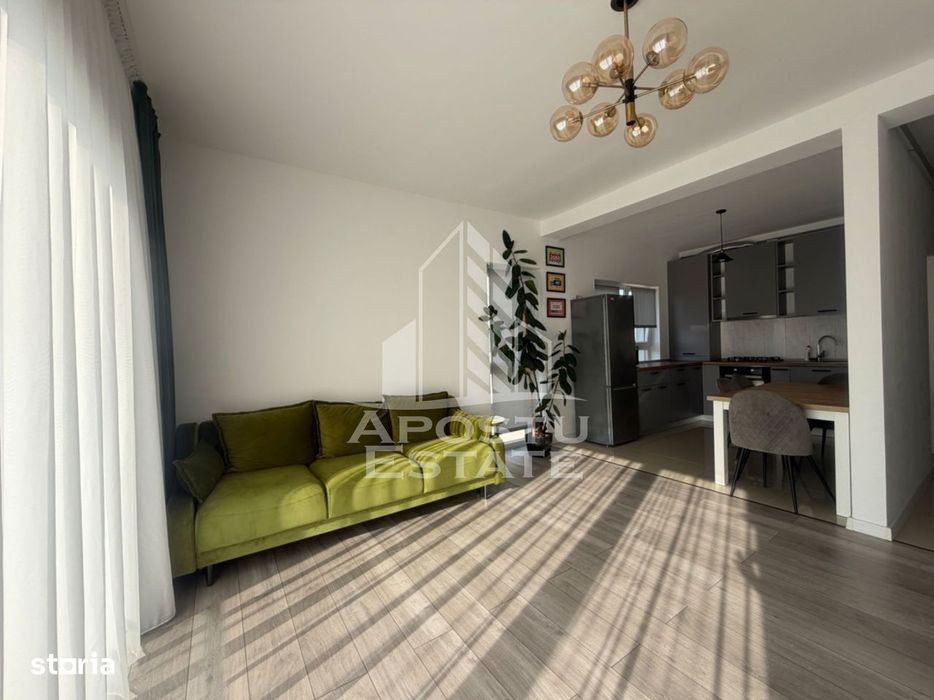 Apartament cu 2 camere, 2 locuri de parcare, etajul 1, in Dumbravita