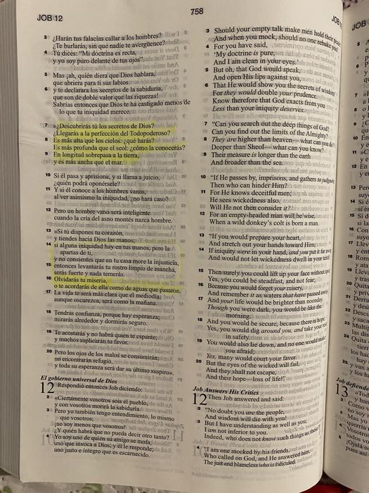 Biblie bilingvă engleza spaniola