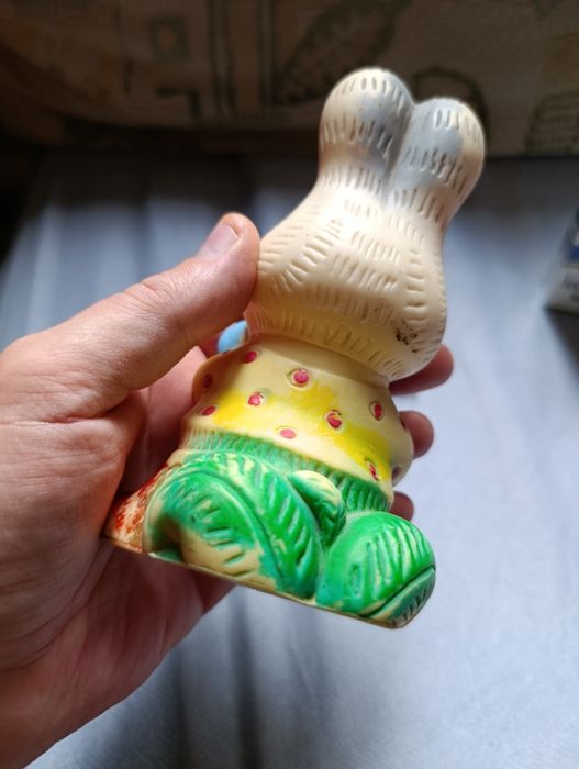 Игрушка зайчик из СССР винтаж