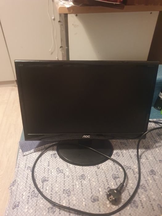 Монитор VGA чёрный