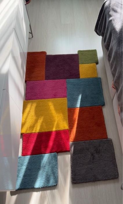 Covor Flair Rugs Collage Multi, Abstract 90x150 cm, stare foarte buna