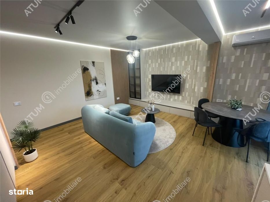 Apartament premium 2 camere balcon loc parcare subteran central Sibiu