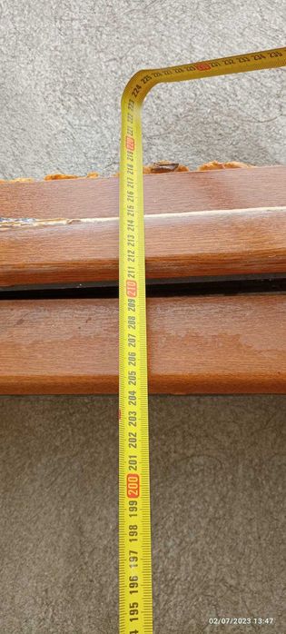 rama (usa) balcon stejar auriu  77.5 x 218