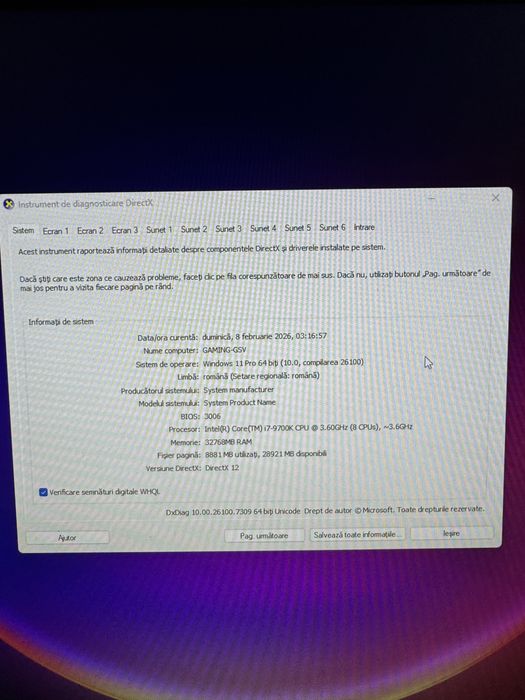 Vand PC Gaming - 32gb ram - RTX 3070 - I7-9700k