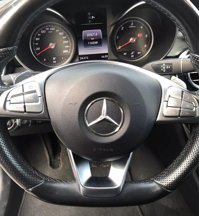 Ornament trim butoane comenzi volan Mercedes C Class GLC W205 X253