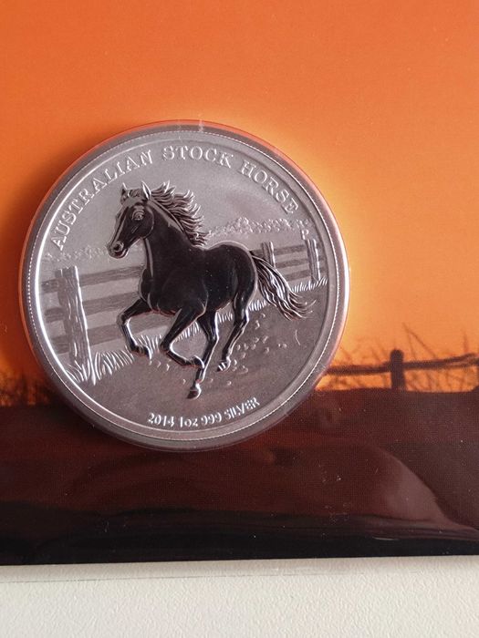 Сребърни монети Australian Stock Horse, 1oz, 999