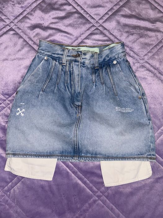 Off-white оригинална дънкова пола