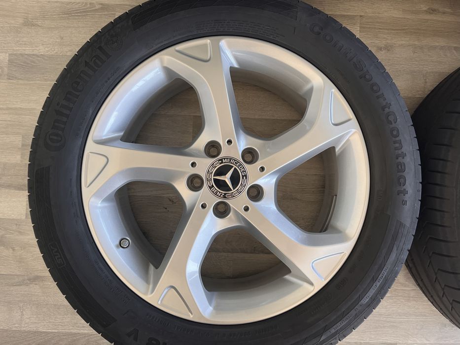 Оригинални джанти 18 цола 5х112 за Мерцедес с летни гуми 235/50/18