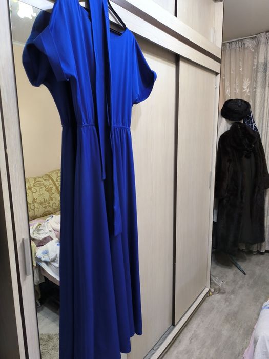 Платье вечернее в пол яркое шикарное