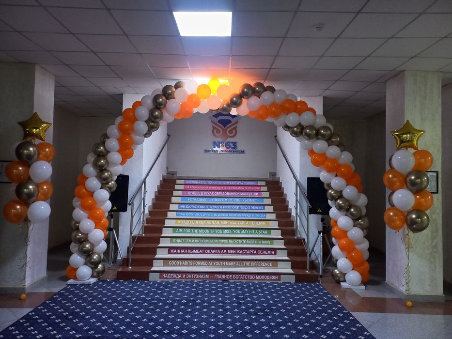 Арка из шаров, гелиевые шары