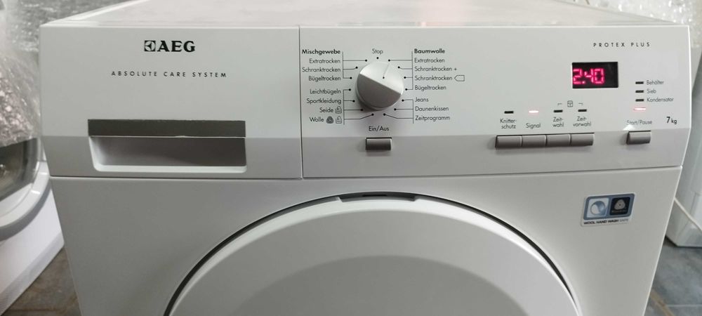 Сушилня AEG A++ 7кг. внос от Германия