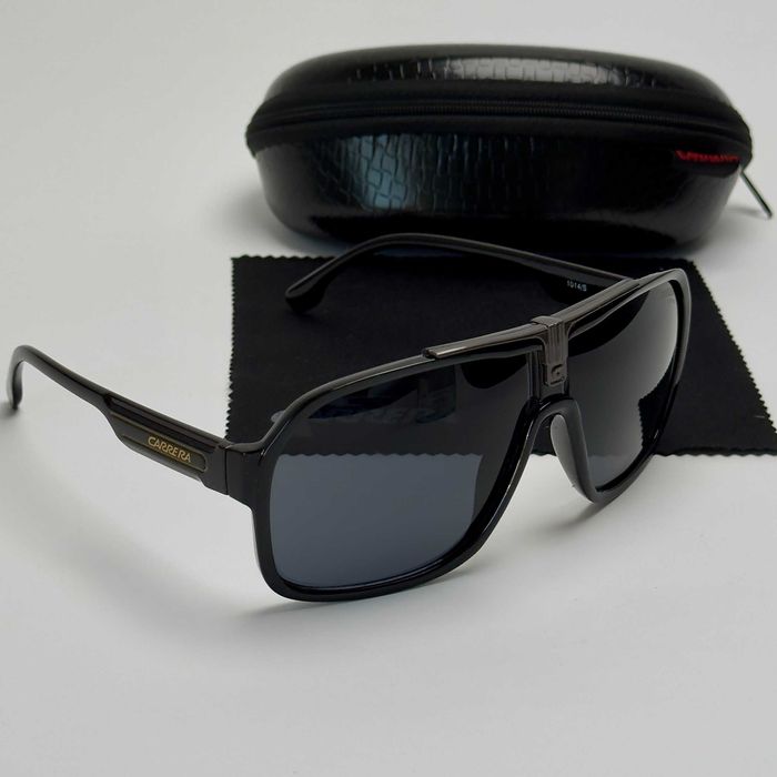 Слънчеви очила CARRERA - Mask Oversized UV400 Черни UV400 CE