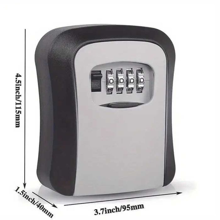 Метална Сейф Кутия за Ключове с Код за дома AirBnB Booking Хотел Гараж